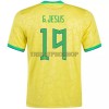 Original Fußballtrikot Brasilien G. JESUS 19 Heimtrikot WM 2022 Für Herren